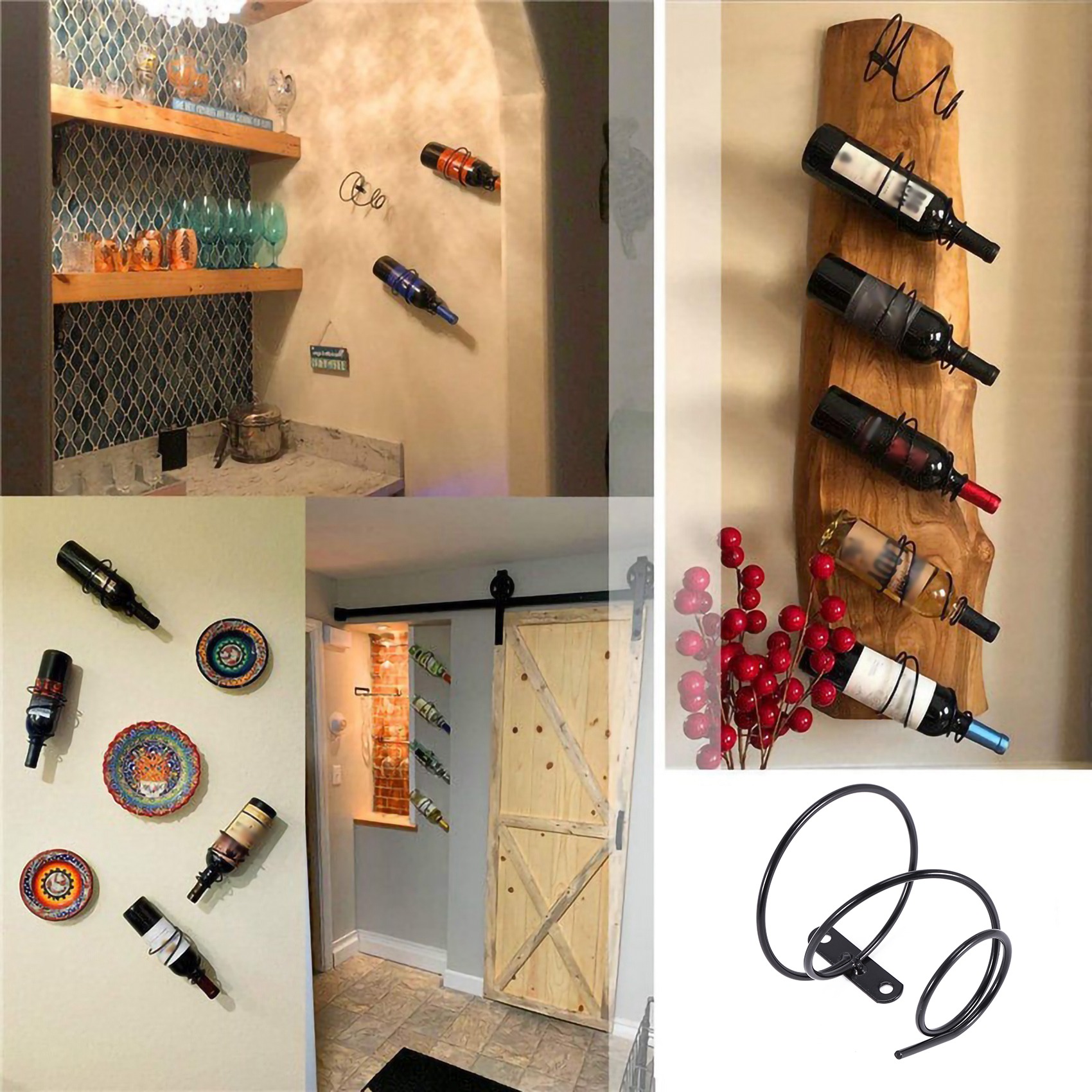 Wine Rack Wall Mount - توصيل خلال 24 ساعة، حامل زجاجات