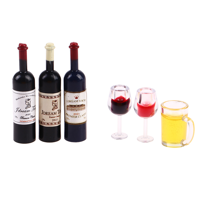 Wine Y Beer - مجموعة SF1pc من الراتنج، تصميم عصري