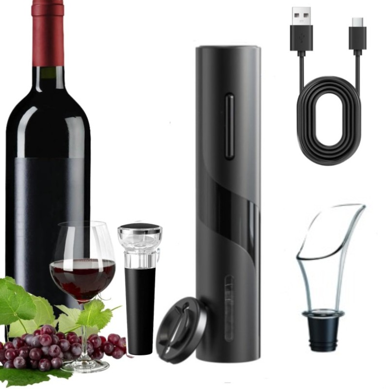 Wine Beer Opener - قابلة للشحن متعددة الوظائف الكهربائية التلقائي