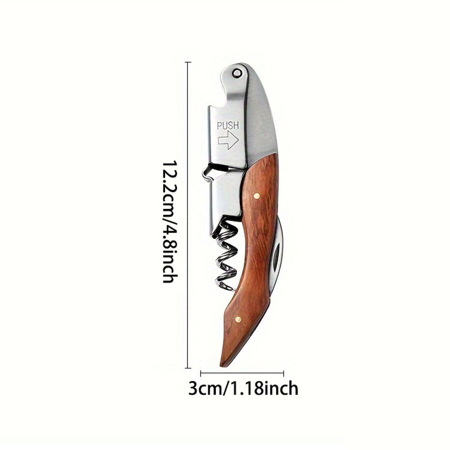 فاتحات النبيذ بمقبض خشبي ، الم - مراجعة Wine Beer Opener وسعره