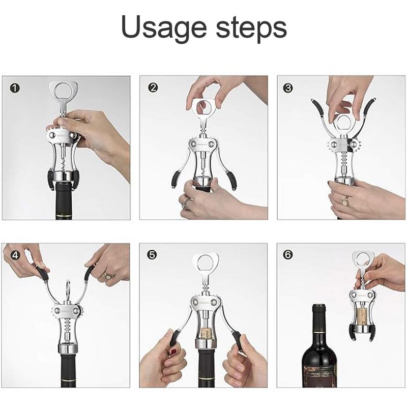 فتاحة زجاجات النبيذ متعددة الو - مراجعة Wine Beer Opener وسعره
