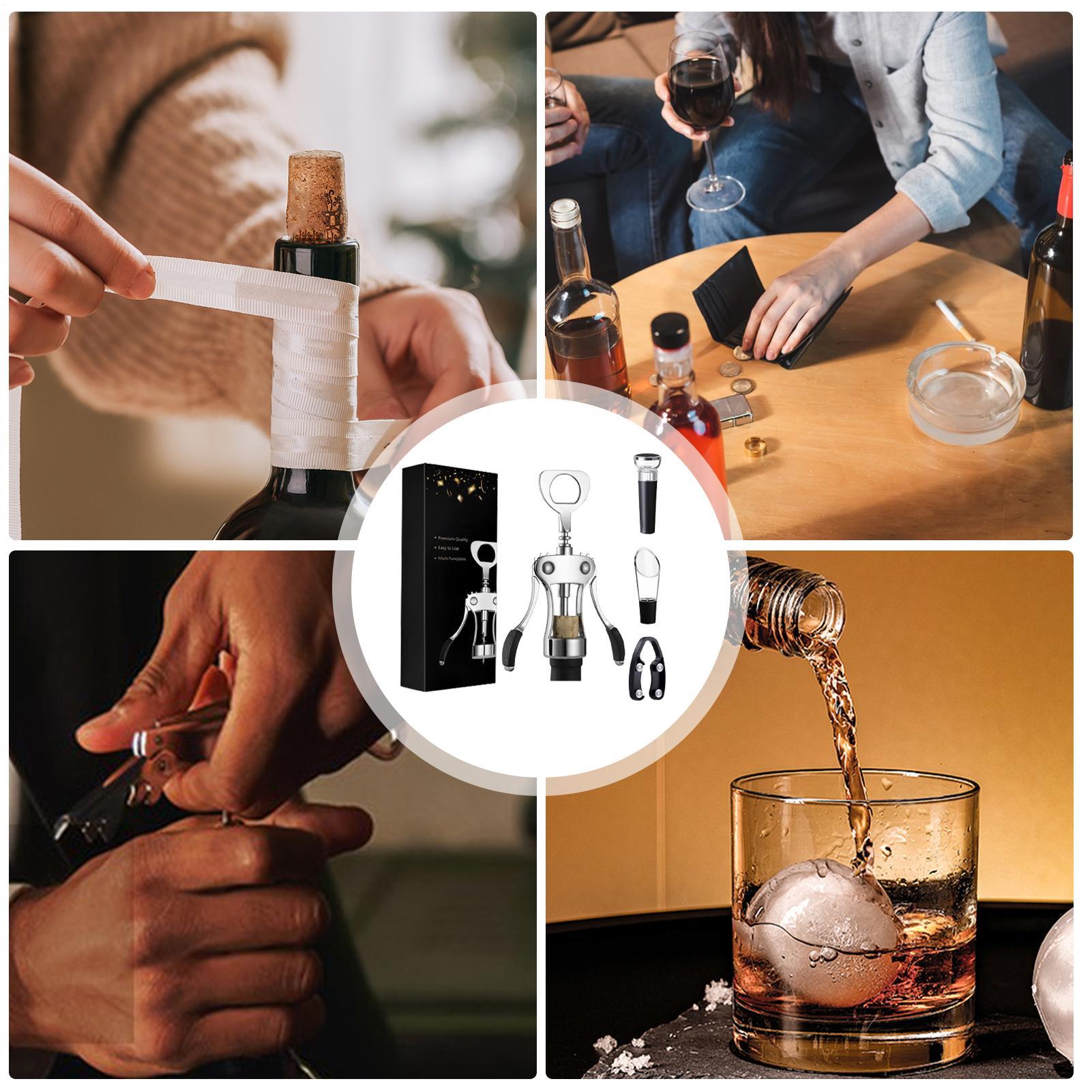 فتاحة زجاجات النبيذ متعددة الو - مراجعة Wine Beer Opener وسعره