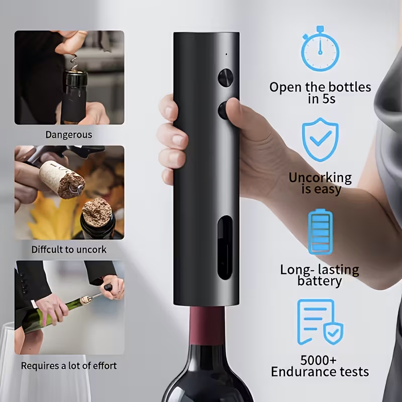 مجموعة فتاحة زجاجات النبيذ الك - مراجعة Wine Beer Opener وسعره