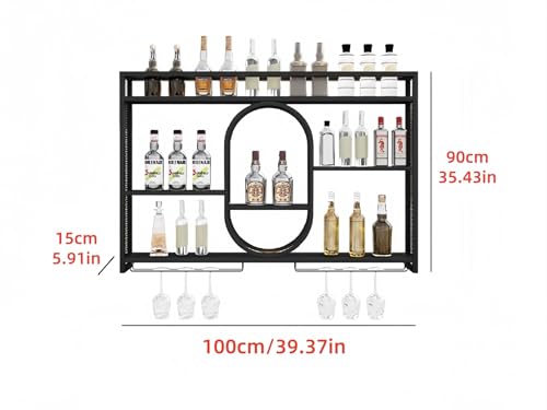 رف نبيذ معدني معلق على الحائط  - مراجعة Wine Rack Wall Mount وسعره