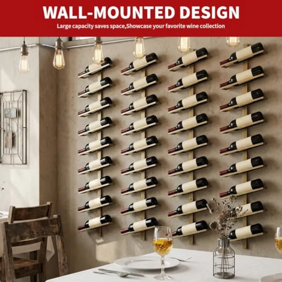 رف نبيذ مثبت على الحائط مكون م - مراجعة Wine Rack Wall Mount وسعره