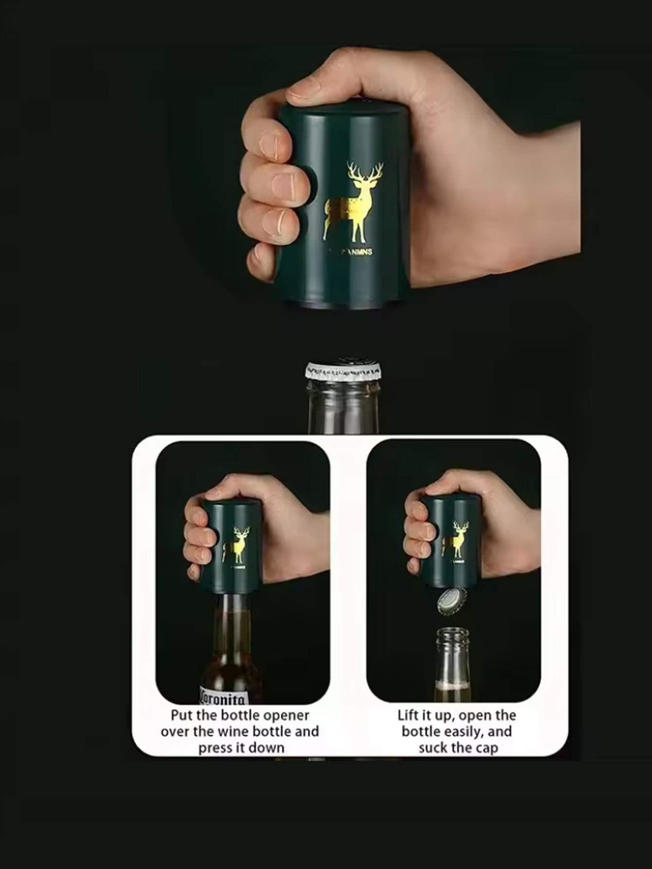 1 قطعة فتاحة الزجاجات البيرة ا - مراجعة Wine Beer Opener وسعره