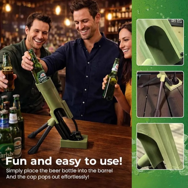 فتاحة زجاجات زناد زنبركي، فتاح - مراجعة Wine Beer Opener وسعره