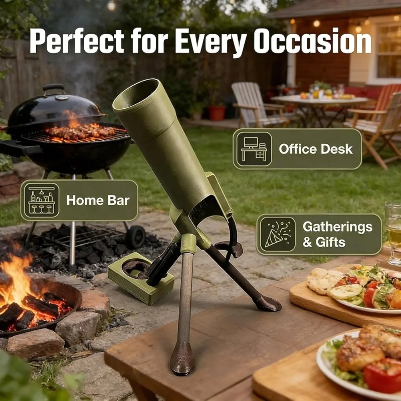 فتاحة زجاجات زناد زنبركي، فتاح - مراجعة Wine Beer Opener وسعره