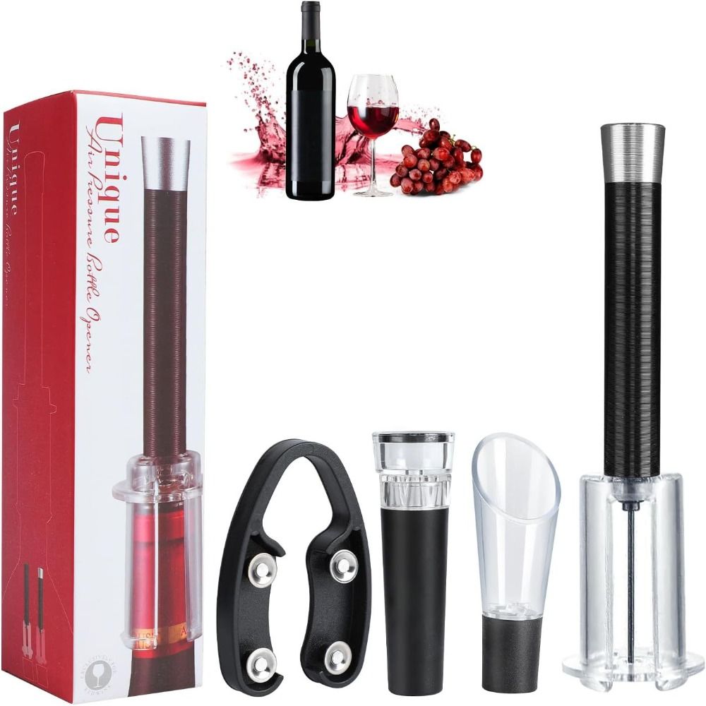 مجموعة أدوات فتح زجاجات النبيذ - مراجعة Wine Beer Opener وسعره