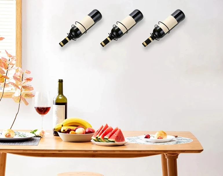 حزمة من 6 رفوف نبيذ مثبتة على  - مراجعة Wine Rack Wall Mount وسعره