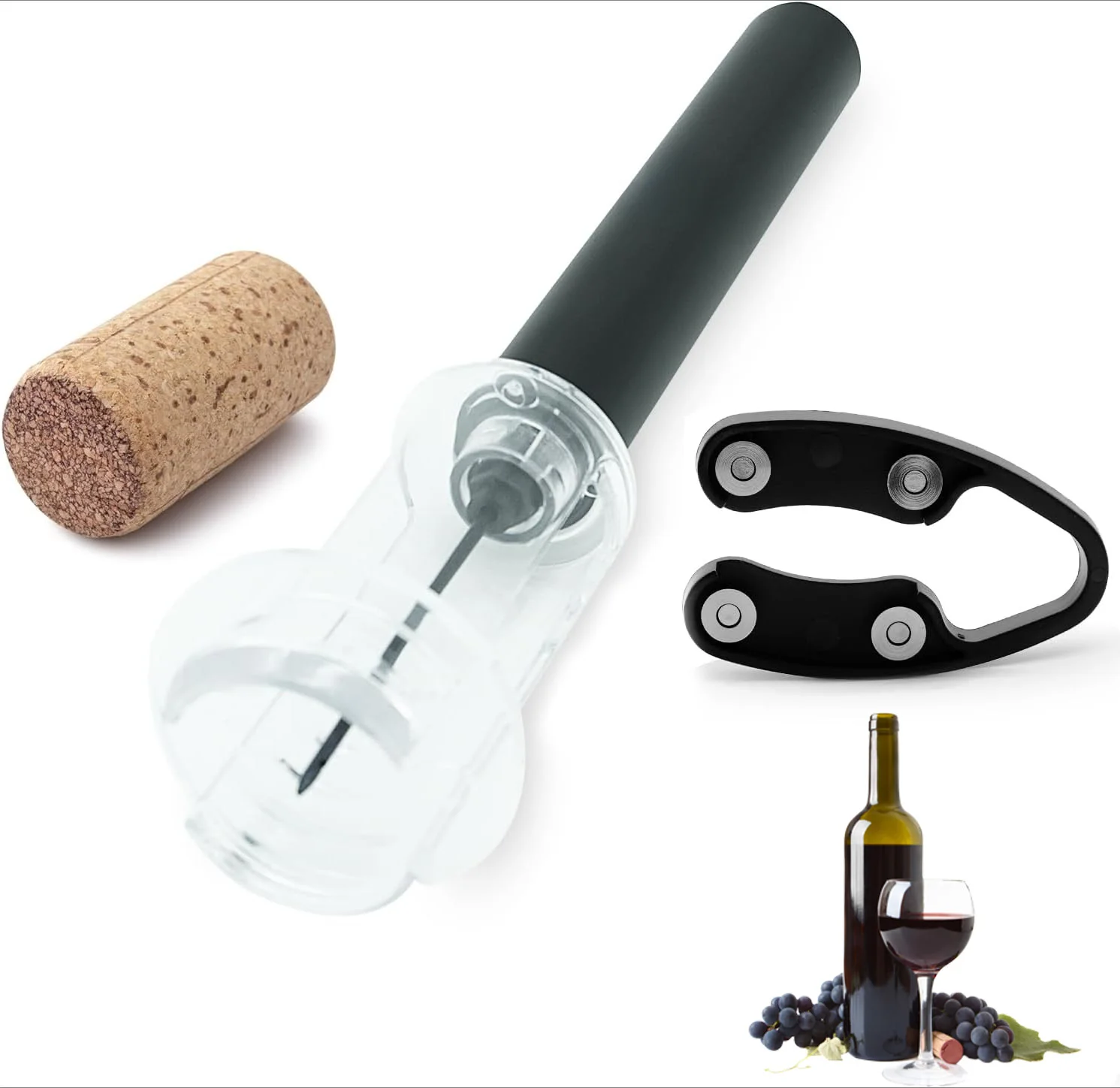 مضخة هواء فتاحة زجاجات النبيذ  - مراجعة Wine Beer Opener وسعره