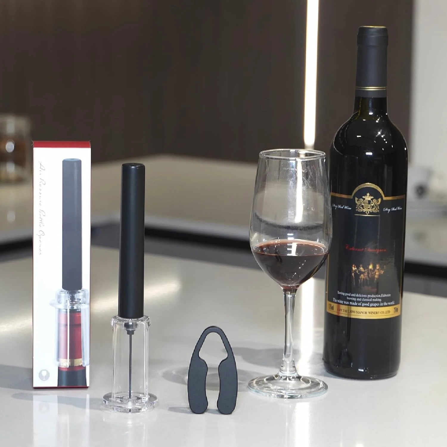 مضخة هواء فتاحة زجاجات النبيذ  - مراجعة Wine Beer Opener وسعره