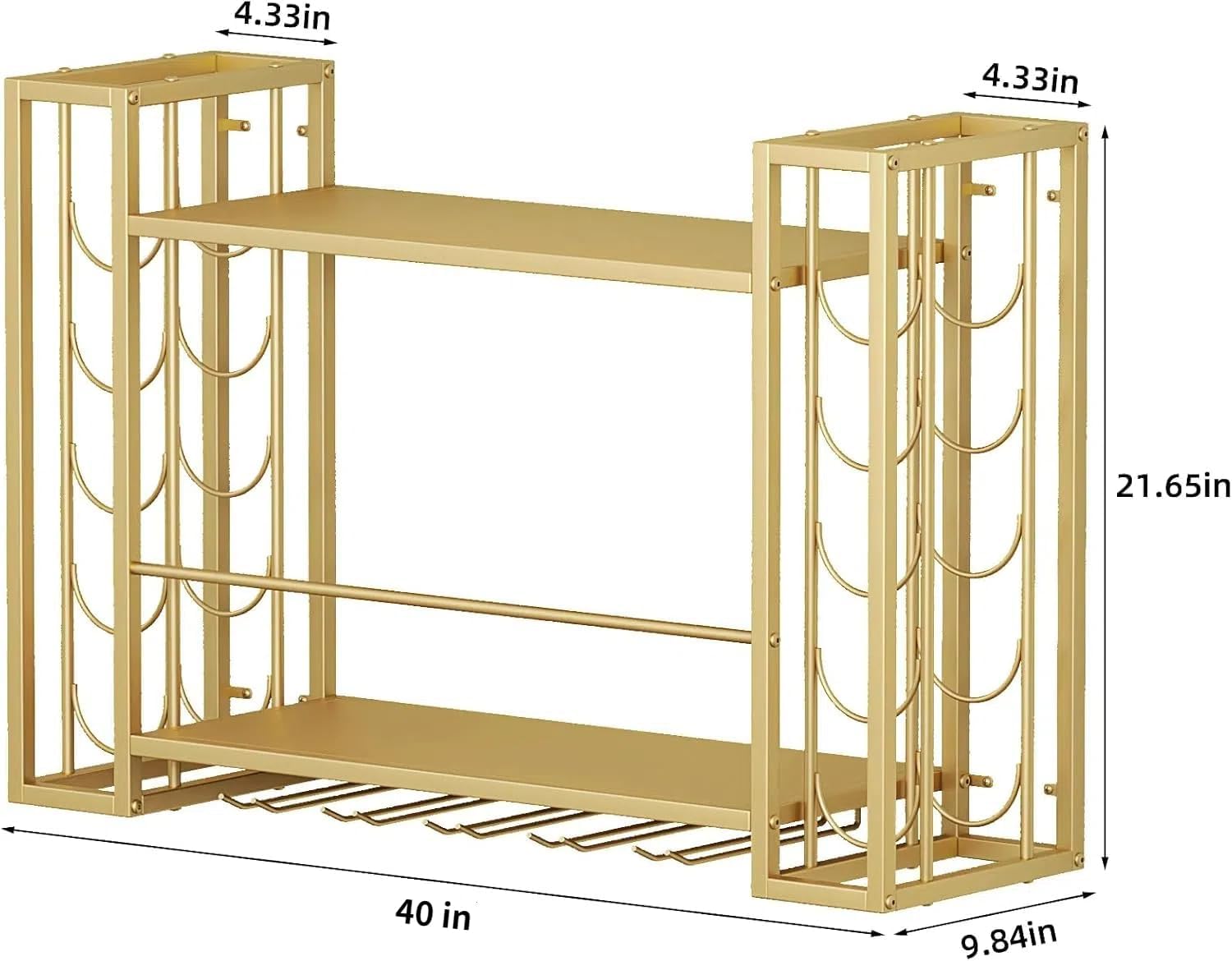 حامل زجاجات النبيذ المثبت على  - مراجعة Wine Rack Wall Mount وسعره