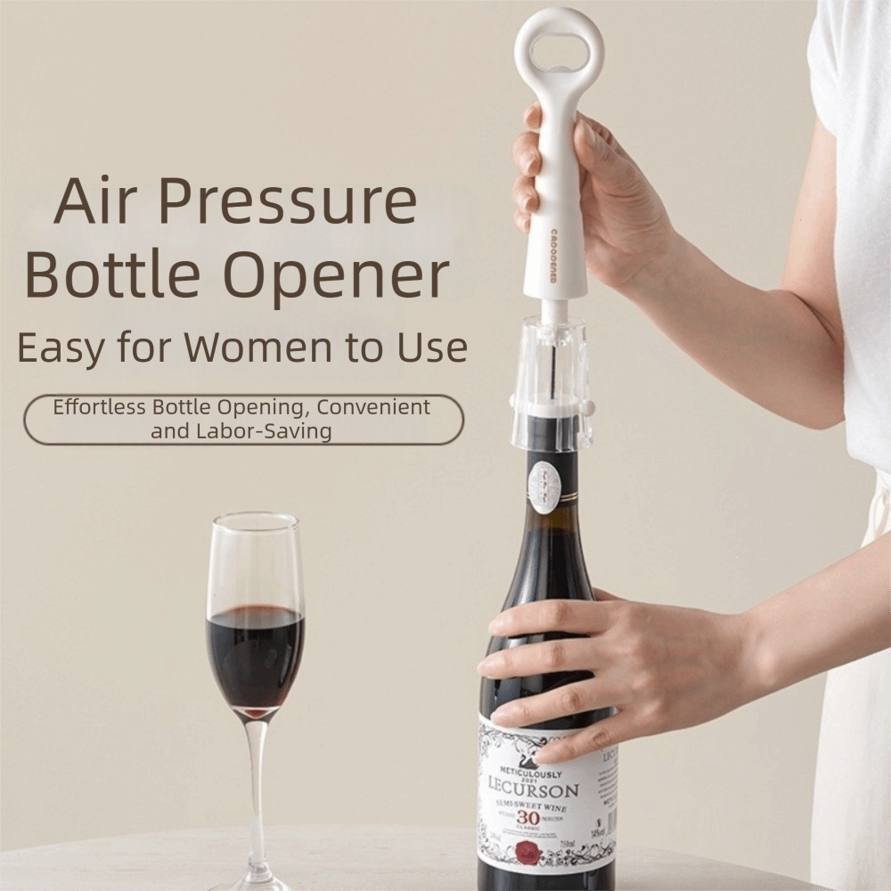 فتاحة نبيذ هوائية 2 في 1 مع قا - مراجعة Wine Beer Opener وسعره