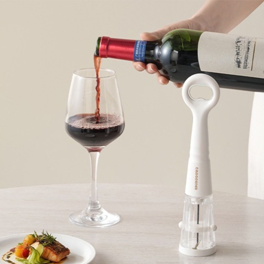 فتاحة نبيذ هوائية 2 في 1 مع قا - مراجعة Wine Beer Opener وسعره